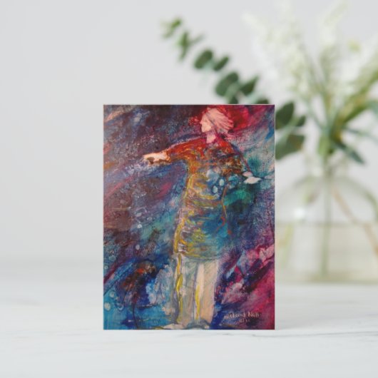 "Walking on Water" Postkarte (Stehend Vorderseite)