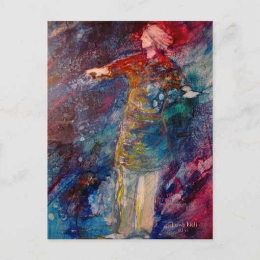 "Walking on Water" Postkarte (Vorderseite)