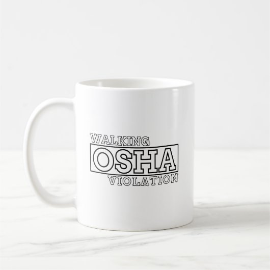 Walking Osha Violation Kaffeetasse (Links)