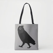 Walking Owl | Funny Cool Wildlife Black and Grey Tasche (Vorderseite)