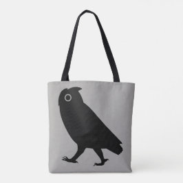 Walking Owl | Funny Cool Wildlife Black and Grey Tasche
