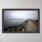 Walking Path by Ocean Poster (Vorne)