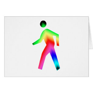 Walking Rainbow Man