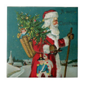 Walking Santa Fliese (Vorderseite)