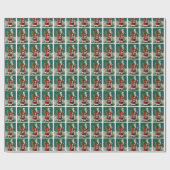 Walking Santa Geschenkpapier (Flach)