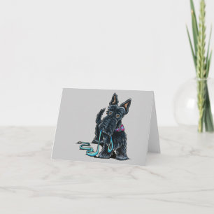 Walking Scottie Karte