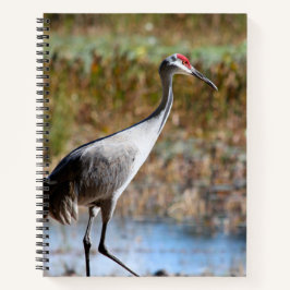 Walking Tall - Sandhill Crane Notizblock