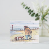 Walking the Dog - 02 Postkarte (Stehend Vorderseite)