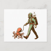 Walking the octopus postkarte (Vorderseite)