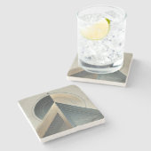 Walking True Steinuntersetzer (Seitenansicht)