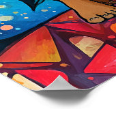 Walking with Jesus Poster (Ecke)