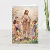 Walking with the Savior Easter Card Karte (Vorderseite)