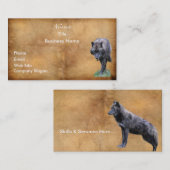 WALKING WOLF Business Card oder Visitenkarte (Vorne/Hinten)