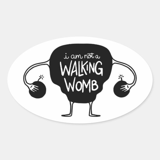 Walking Womb Sticker (Vorderseite)