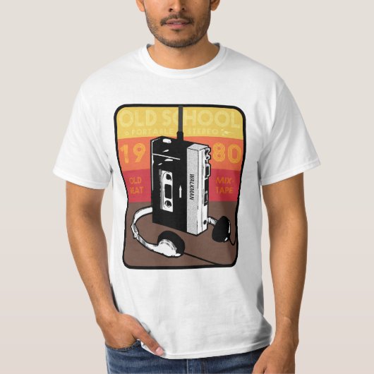 Walkman old school retro T-Shirt (Vorderseite)