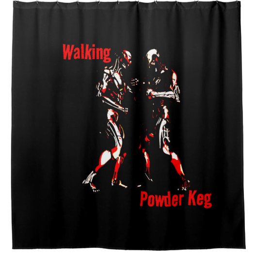 Walkpulver Duschvorhang (Vorderseite)