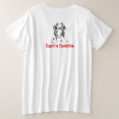 Walkpulver Große Größe T-Shirt (Design Rückseite)