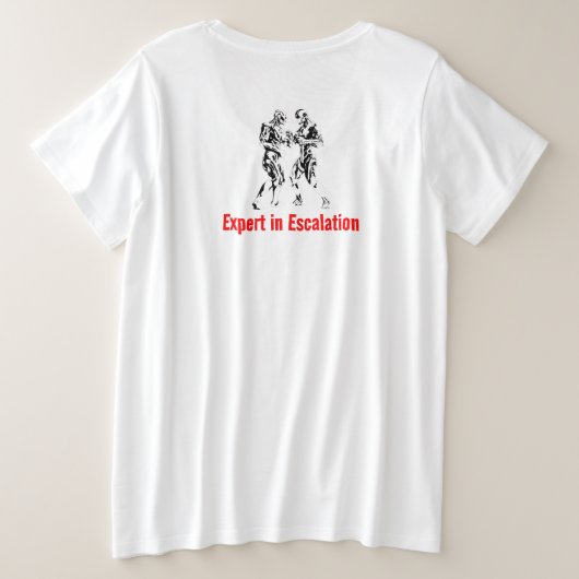 Walkpulver Große Größe T-Shirt (Design Rückseite)