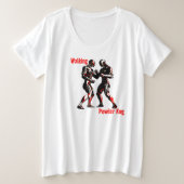 Walkpulver Große Größe T-Shirt (Design vorne)