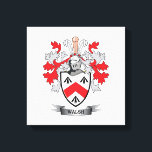 Walkschutt Leinwanddruck<br><div class="desc">Auf all diesen preiswerten Geschenken drucken Sie Ihr Walsh-Nachname-Familienwappen oder Wappen. Irish Walsh Familienwappen und Walsh Coat of Arms</div>