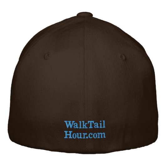 WalkTail Hour Cap Bestickte Baseballkappe (Rückseite)