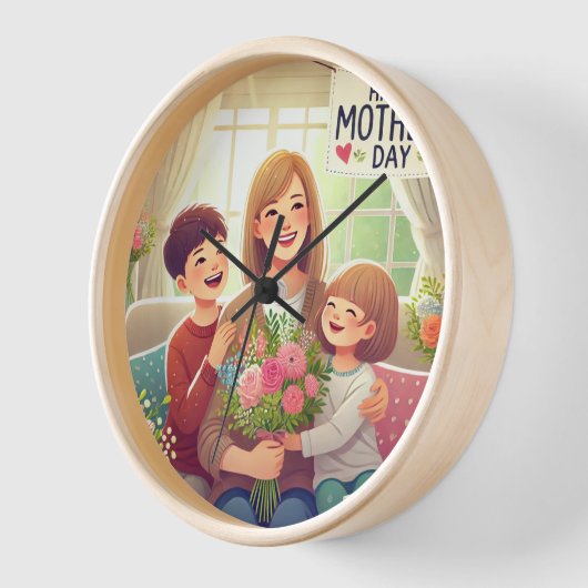 Walkuhr für den Muttertag Uhr (Winkel)