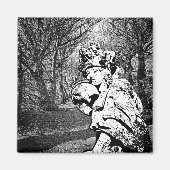 Walküre - Skulptur mit Baum-Arkade Magnet (Vorne)