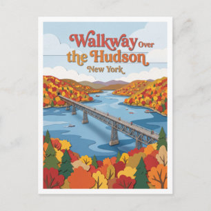 Walkway Over the Hudson Poughkeepsie New York Postkarte
