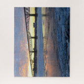 Walkway Winter Sunrise Puzzle (Vertikal)