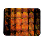 Wall Abstrakt Art Premium Magnet (Horizontal)