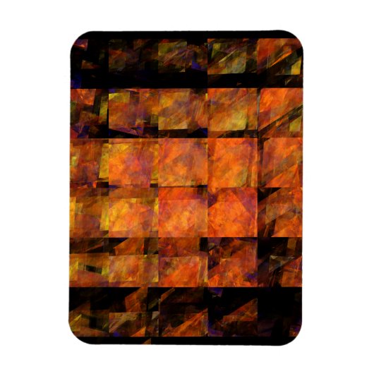 Wall Abstrakt Art Premium Magnet (Vertikal)