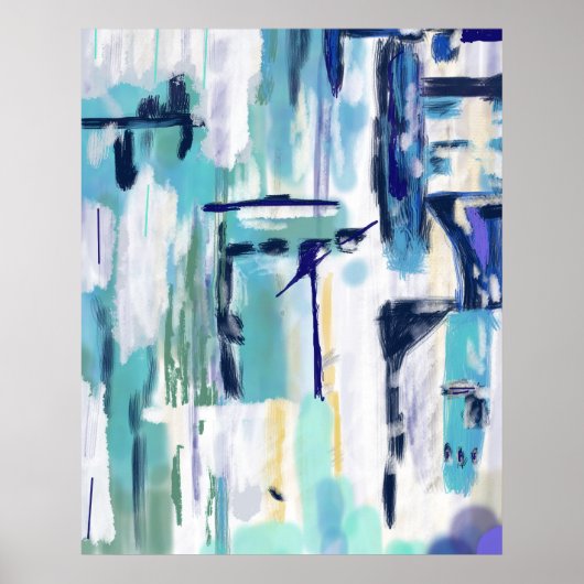 Wall Abstrakte Kunst Poster (Vorne)