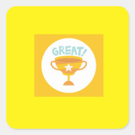 Wall-Akzente und -Behandlungen > Wanddekore und Au Quadratischer Aufkleber