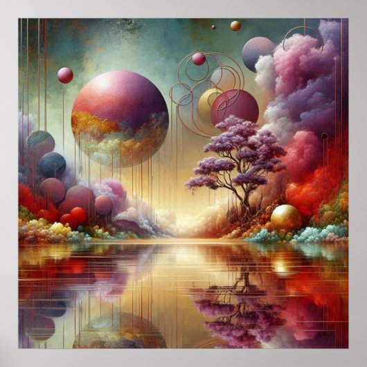 Wall Art, Abstrakt, modern, Poster (Vorne)