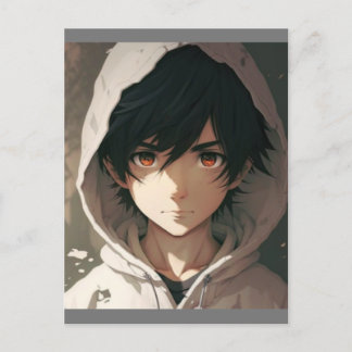 Wall Art Anime Boy Posters Postkarte