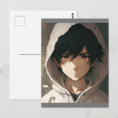 Wall Art Anime Boy Posters Postkarte (Vorne/Hinten)