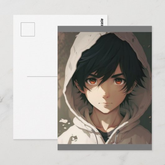 Wall Art Anime Boy Posters Postkarte (Vorne/Hinten)