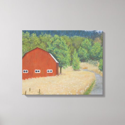 Wall Art Baron an der Moss Rock Road Leinwanddruck (Vorderseite)