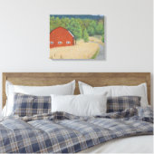 Wall Art Baron an der Moss Rock Road Leinwanddruck (Insitu (Schlafzimmer))