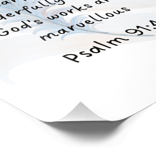 Wall Art - Christliche Wohngestaltung Fotodruck (Ecke)