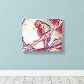 Wall Art Creation: Eine Reise in Brushstrikes" Leinwanddruck (Insitu (Holzboden))