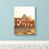 Wall Art & Décor Ägypten Leinwanddruck (Insitu (Holzboden))