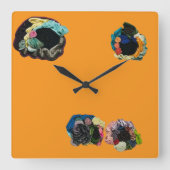 Wall Art & Décor > Clocks Quadratische Wanduhr (Vorderseite)