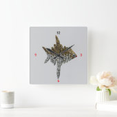 Wall Art & Décor > Clocks Quadratische Wanduhr (Zuhause)