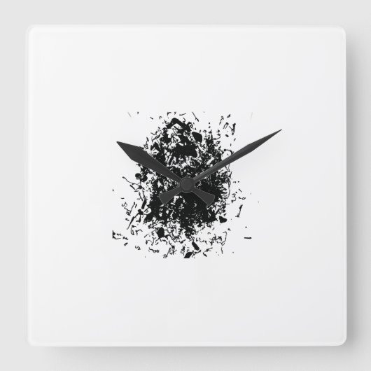 Wall Art & Décor > Clocks Quadratische Wanduhr (Vorderseite)