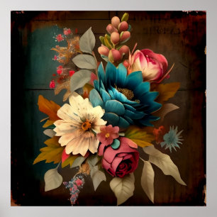 WALL ART DECOR/ POSTER WALL ART BLUME DECOR