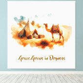 Wall art Desert Painting Leinwanddruck (Insitu (Holzboden))