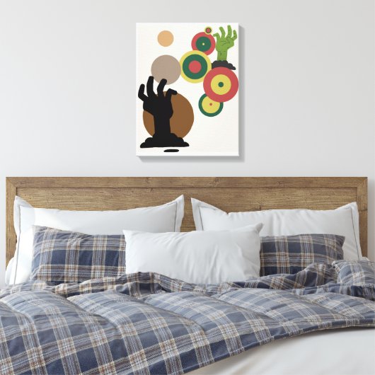 Wall Art Design Leinwanddruck (Insitu (Schlafzimmer))