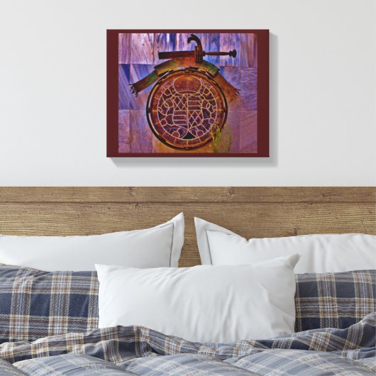 Wall Art Design Leinwanddruck (Insitu (Schlafzimmer))