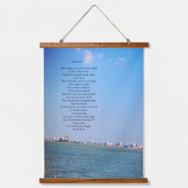 Wall art ' Destiniert Wandteppich Mit Holzrahmen